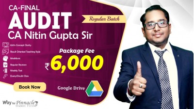 CA Final Audit Google Drive Classes by CA Nitin Gupta Sir For Nov 22 & Onwards - Full HD Video Lecture + HQ Sound
